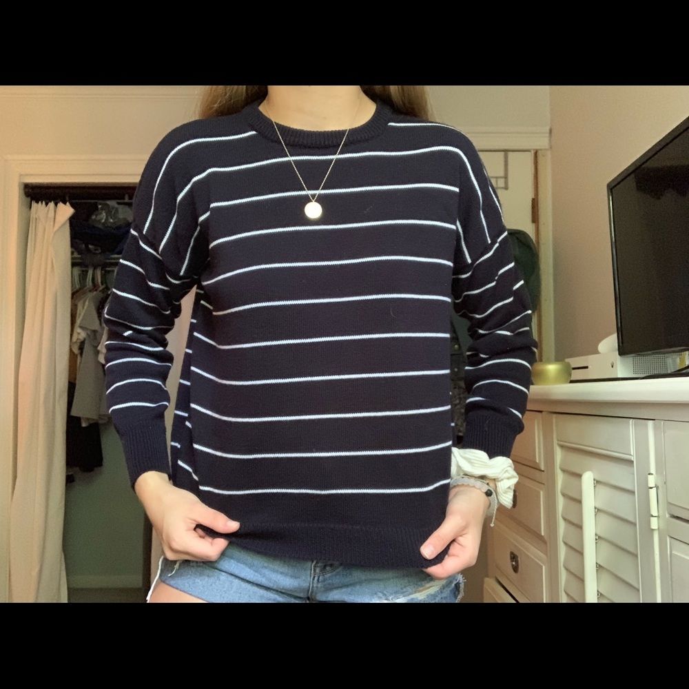 Navy striped Brandy Melville sweater!
